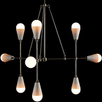 XZ moderne contemporain cuisine îlot lustre maison Style américain créatif tout cuivre salle à manger salon éclairage