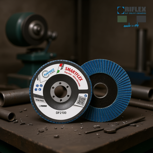 Disque à lamelles Fervi Smartflex 125 mm sans fer abrasif pour ponçage du métal - Product Image 2