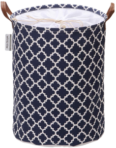 KUYUE Cotton Folding Laundry <b>Hamper</b> with Extended Handles Free Standing Home Storage <b>Basket</b> - Product Image 1