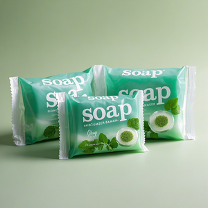 كيس صابون مخصص إحكام الغلق الحراري لعينات العناية بالبشرة كيس صابون تفتيح مسطح بلاستيكي - Product Image 6