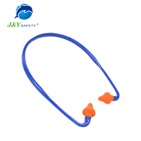 Bouchons d'oreilles en mousse PU réutilisables J&Y Safety Banded EN352-2 SNR 27 DB Réduction du bruit Utilisation industrielle