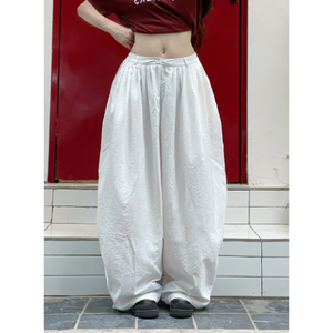 Pantalon d'été pour femmes jupe fleur bourgeon conception meilleure vente pantalon à jambes larges minceur décontracté coupe ample - Product Image 4