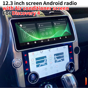 Krando 12.3 ''Android 12.0 autoradio avec AC pour <span class=keywords><strong>Land</strong></span> <span class=keywords><strong>Rover</strong></span> <span class=keywords><strong>Discovery</strong></span> 4 2009-2017 lecteur multimédia + panneau AC Auto stéréo GPS - Product Image 3