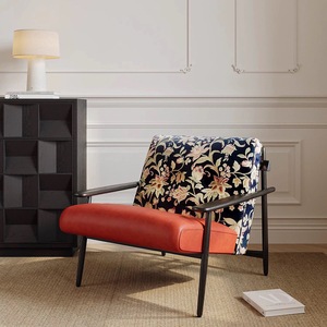 Sillón <span class=keywords><strong>Reclinable</strong></span> de Diseño Retro Moderno al por Mayor - Sillón de Tela de Terciopelo/Bucle/Teddy para Muebles de Hogar Sala de Estar - Product Image 5