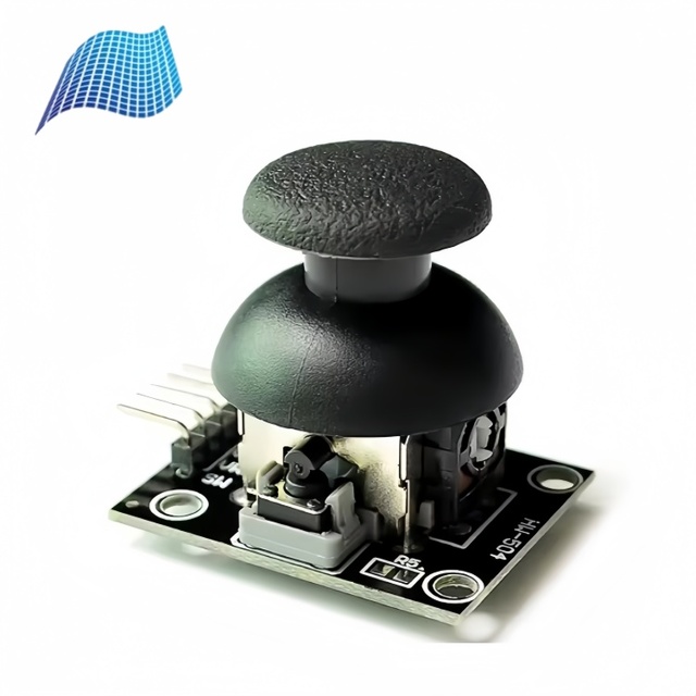 PS2 Joystick Module Dual-axis Analog Control Magnetic Detection High Sensitivity High Accuracy Stable Output for Game Control