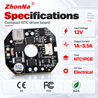 Module laser bleu ZhonNa avec carte de commande PCB, contrôle de température NTC, 1A-3.5A, ventilateur 12V, pièce pour équipement laser commercial