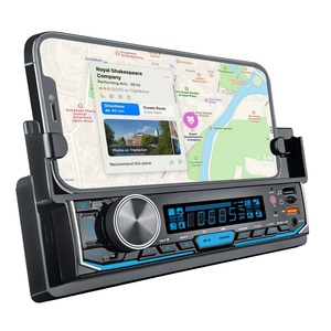 Dudukan ponsel mobil, pemutar mp3, audio radio mendukung BT 12v, aux mobil dengan USB ganda dengan pengisian daya ponsel - Product Image 2