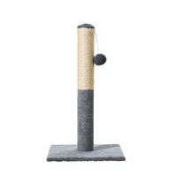 Griffoir vertical personnalisé en sisal pour chat, extra-large 54 cm, style épuré, durable, ne perd pas ses fibres, pour griffer les griffes du chat