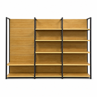 Étagère de présentation métallique légère GU JIU pour supermarchés, magasins de détail, personnalisation, installation rapide