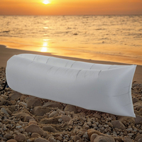Canapé-lit gonflable portable 2026 en polyester 210T imperméable, design moderne en forme de momie, gonflage rapide pour le camping