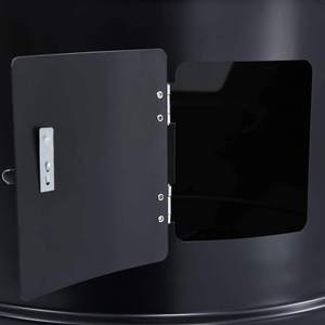 Barbecue d'extérieur instantané en fonte et acier inoxydable, type seau, au charbon de bois, avec fonction fumoir - Product Image 6