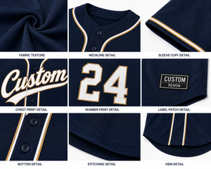 Jersey Baseball Custom Pria, Seragam Tim Sublimasi, Logo Bordir, Pakaian Olahraga OEM ODM, Label Pribadi, Kaos Baseball - Product Image 2