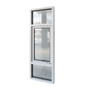 Kurbelkette Wicklung Aluminium Glas Schaukel-Aluminium-Tür und Fenster grafisches Design Aluminiumfenster modern hängend