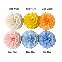 Flor de madera Sola de 5 cm, 50 unidades, ecológica, hecha a mano, difusor de aromaterapia, adorno de varillas, decoración del hogar, servicio de teñido personalizado