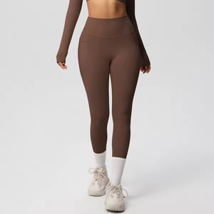 RUIQUWIN Leggings de yoga de gymnastique à séchage rapide taille haute pour femmes pantalon de sport à haute élasticité avec poches de course en gros - Product Image 3
