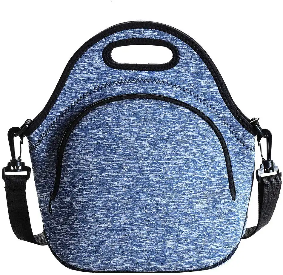 Bolsa nevera térmica de tela porta alimentos con aislamiento, asa y correa  ajustable, picnic, playa, camping (15 lit