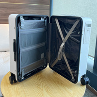 Valise de voyage personnalisée en ABS/PC avec chargeur USB et batterie intégrée, et autres ensembles de bagages