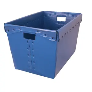 Corrugated Plastic Mail Totes PP Corflute Trays Customized Correx Bins