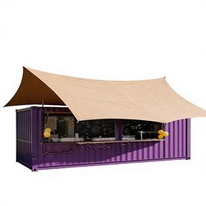 Cafetería/Quiosco Móvil Expandible en Contenedor Marítimo con Diseño Industrial, Ventilado y Transpirable - Product Image 1