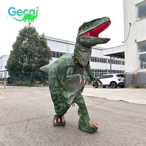Costume de dinosaure réaliste animatronique robotique marchant, modèle <span class=keywords><strong>Raptor</strong></span> mécanique <span class=keywords><strong>Jurassic</strong></span> <span class=keywords><strong>Park</strong></span>, personnalisable, à vendre - Product Image 4