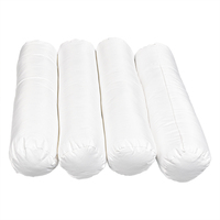 Coussin décoratif de canapé d'oreiller de taille personnalisée blanche personnalisée par cylindre d'hôtel