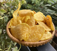 Chips de Camote Dulce con Miel y Naranja, Rebanadas de 0.5mm, Natural, Sabroso, Alta Calidad, Precio Justo, Hecho en Vietnam, Sin OMG
