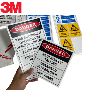 Autocollant de marquage personnalisé 3M Scotchcal 5018, certifié UL969 pour l'extérieur, compatible avec l'impression numérique, résistant à la chaleur, conformable - Product Image 3