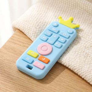 Mordedor de Silicona con Forma de Control Remoto para Bebés, Juguete Sensorial Suave para Masticar, Alivio para la Dentición, Regalo para Baby Shower - Product Image 2