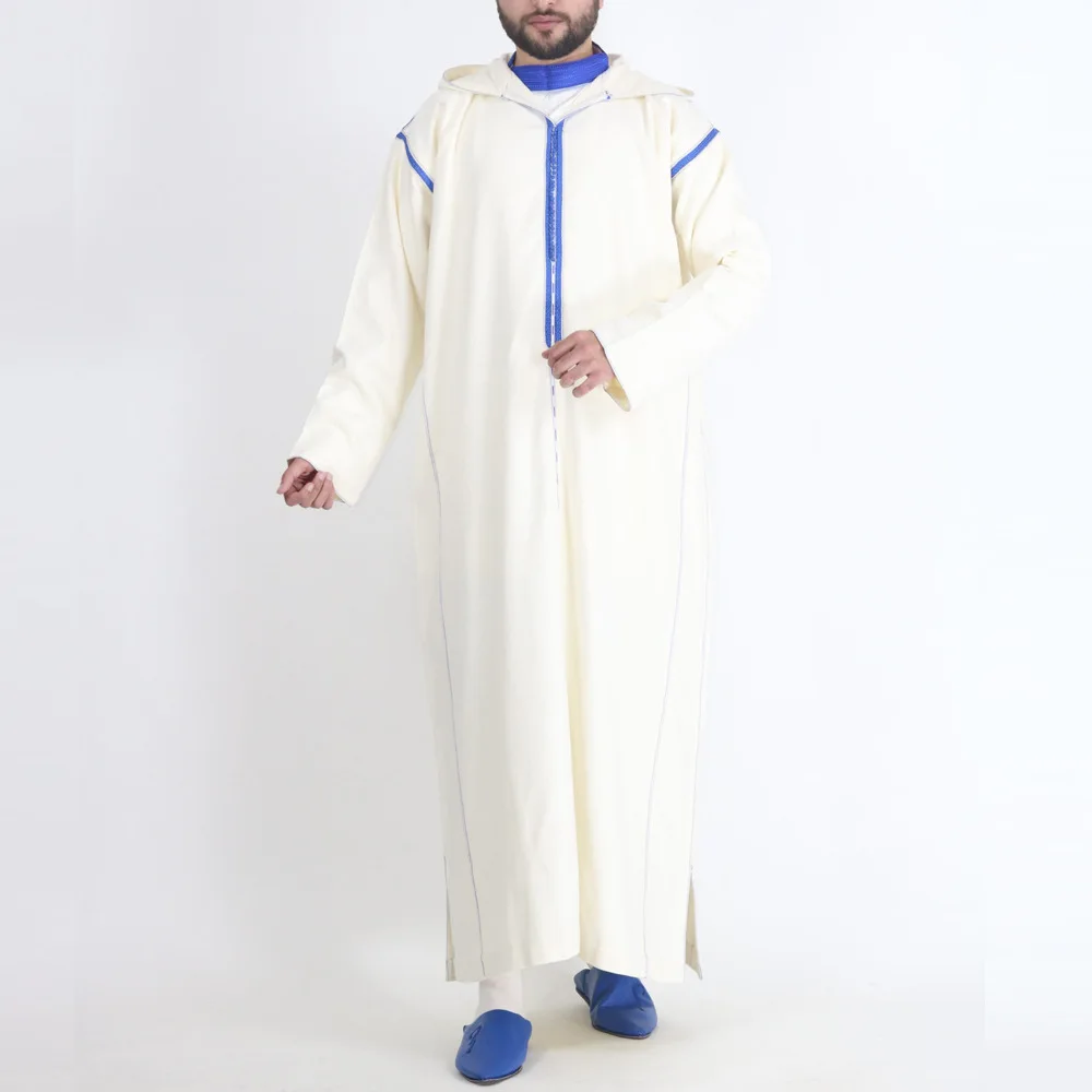 islamic dress for male Dovford Mens Muslim Kaftan Modest Evening Dresses with Sleeves Muslim Prayer Clothing Pakistani Clothes Eid Jersey Shirt, Men's, Size: Small Mulitple occasions Discover 150 Male Islamic Fashion