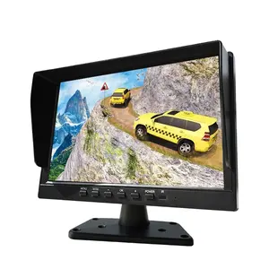 Monitor LCD Tft para carro 24v Ahd 1080p 720p para ônibus e caminhão, ônibus e trator ZYX OEM de 10,1 polegadas