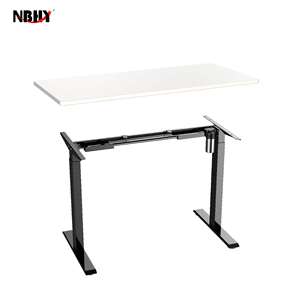 Escritorio con un solo motor Sit-Stand From Back to Basics Workstream Collection Diseño moderno con elevador eléctrico convertible Característica inferior - Product Image 6