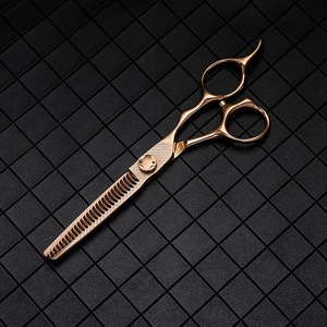 Professional Hairdressing Scissors Rose Gold 6 Inch VG10 Stainless Steel Thinning Shears For Hairstylists - Product Image 4