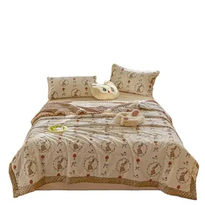 家居床上用品热卖乡村风格床罩被子单面棉夏被