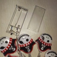 Guirlande lumineuse LED décorative d'Halloween, étanche, motif chapeau de pirate tête de mort, alimentée par piles, lumières féériques pour décoration de maison hantée