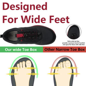 Oedème professionnel Pieds gonflés Crochet et boucle réglables Baskets thérapeutiques Chaussures de podiatrie médicale Chaussures diabétiques pour le diabète - Product Image 5