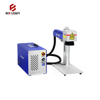 Machine de marquage et gravure laser à fibre portable Raycus 20W 30W pour verre et métal, pour aligneurs transparents