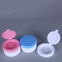 140g Wadah Bedak Tabur Flip Top, Kotak Bedak Prickly Heat, Botol Plastik Bedak Tabur, Kemasan Kosmetik
