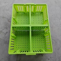 Panier à poussins en plastique durable, cage de transport pour volailles, caisses de transport pour poussins