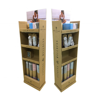 Safeka Étagère d'impression personnalisée Présentoir de sol en carton Présentoir en papier à plusieurs niveaux pour corde de yoga/chaussettes/tapis/briques