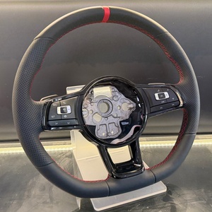 พวงมาลัยสีแดงสำหรับ Volkswagen <span class=keywords><strong>Golf</strong></span> 5 6 7 7.5 GTI <span class=keywords><strong>R</strong></span> <span class=keywords><strong>line</strong></span> POLO Tiguan Passat CC <span class=keywords><strong>Scirocco</strong></span> Jetta - Product Image 3