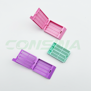 Hochwertige Labor-Einweg-Kassetten aus buntem Kunststoff zur Gewebeneinbettung für die Histologie - Product Image 6