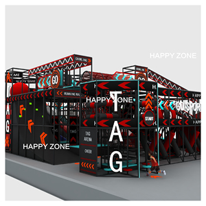 Arena de Juegos Interior Comercial Activa TAG Ninja Warrior, Centro Deportivo Interactivo Personalizado para Niños y Adultos, Circuito Ninja Warrior - Product Image 3