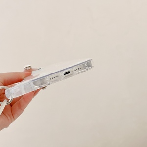 Sang Trọng Hàn Quốc Tươi Mô Hình Vỏ Túi Trường Hợp Điện Thoại Với Da Cầm Tay Cho Iphone 16 15 14 13 12 11 Pro Max Cover Quay Lại - Product Image 4