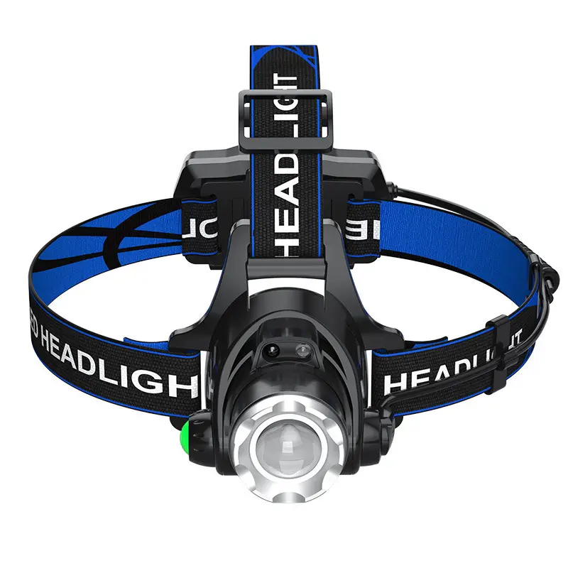 V9 Strong Light Super Bright Zoom Headlight Outdoor Long Range Usb Charging Led Flashlight