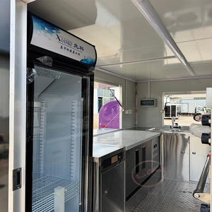 Remolque de comida móvil personalizado para pizza y helado, furgoneta totalmente equipada, carrito de comida callejera, parrilla de aluminio a la venta en EE. UU. - Product Image 5