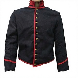 Chaqueta de Servicio Montado de EE. UU. de Alta Calidad para Reenactaciones Civiles, Bordada a Mano, para Hombre - Product Image 1