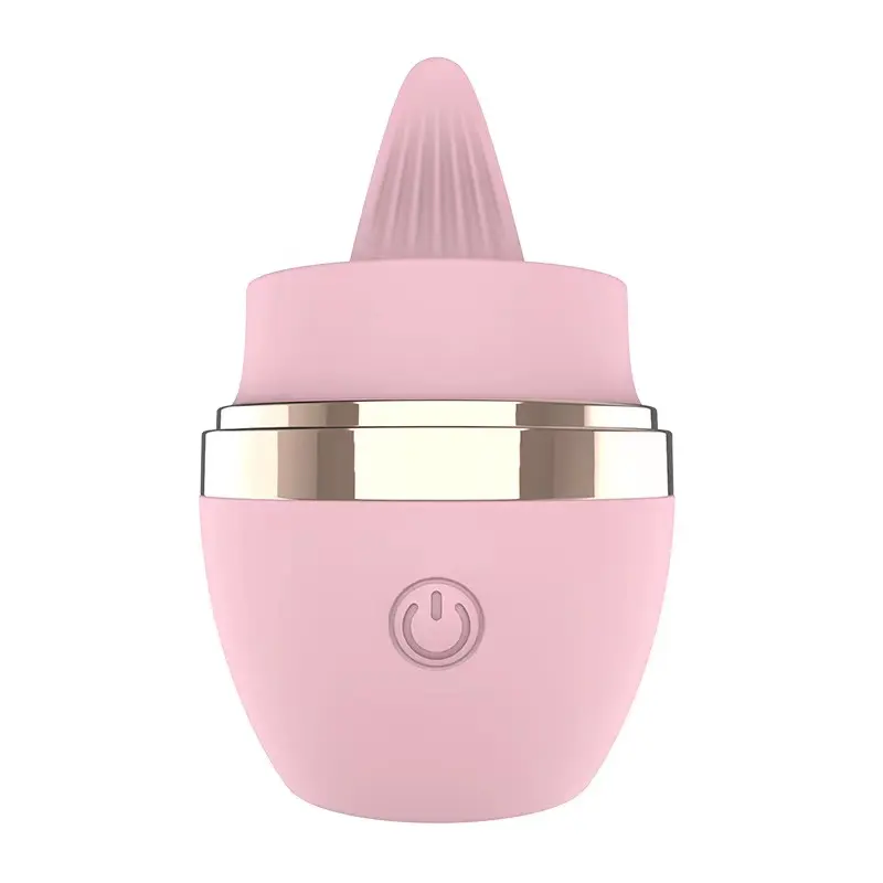 Kosmetik Fall Silikon Pink Vibrierende Zunge lecken Vibrator für Sex Frauen