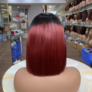 Wholesale Hot High Quality Super Double Drawn 100% Human Hair Bob Wigs, No Shedding No <b>Tangle</b> - Product Image 2