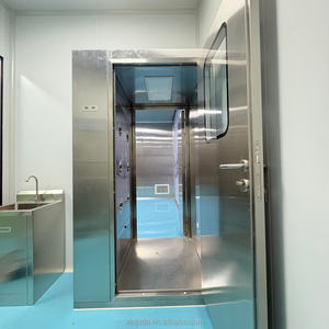 Cabina de Ducha de Aire de Acero Inoxidable 304 para Cuarto Limpio, Túnel de Ducha de Aire de Doble Puerta con Bloqueo - Product Image 2