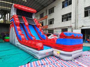 Château sautant gonflable commercial de glissière d'évasion de secours de glissière d'eau pour la glissière gonflable géante d'enfants - Product Image 2